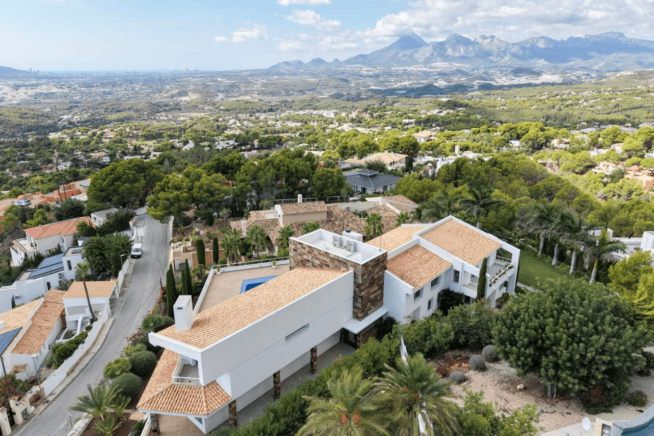 Exclusiva villa con impresionantes vistas en la Sierra Altea