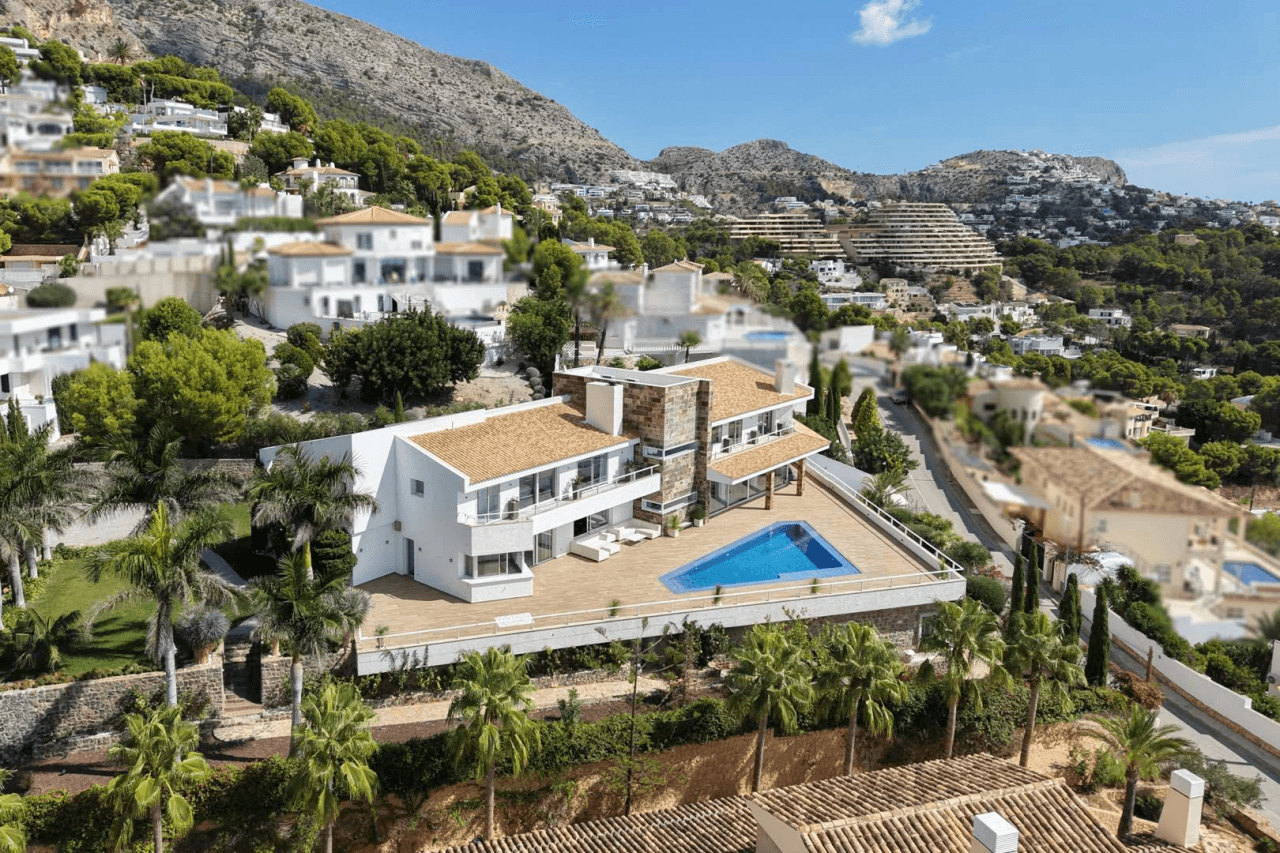 Exclusiva villa con impresionantes vistas en la Sierra Altea