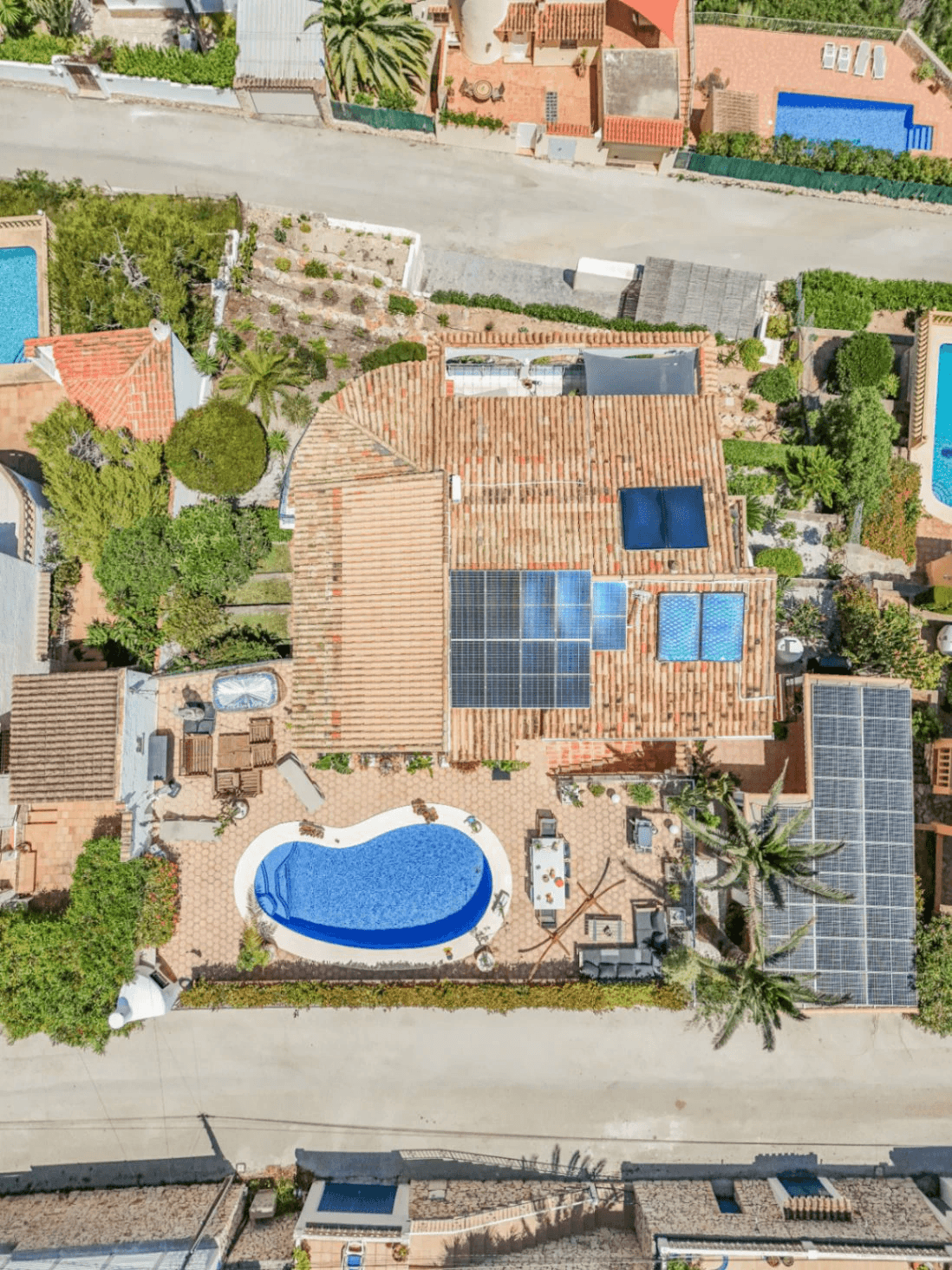 Villa con vistas panorámicas al mar y la Isla de Portichol en Javea